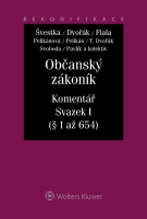 Občanský zákoník - Komentář - Svazek I