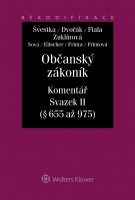 Občanský zákoník - Komentář - Svazek II