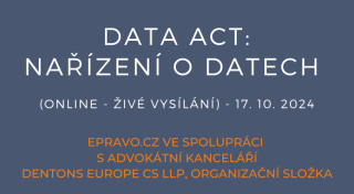 Data Act: Nařízení o datech (online - živé vysílání) - 17.10.2024