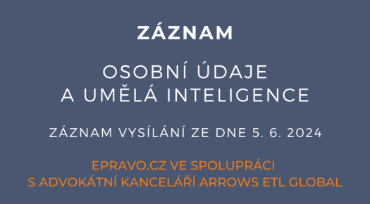 ZÁZNAM: Osobní údaje a umělá inteligence - 5.6.2024