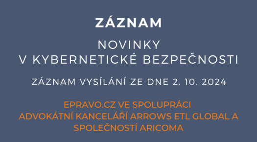 ZÁZNAM: Novinky v kybernetické bezpečnosti - 2.10.2024